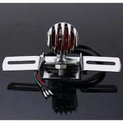 Chopper Cafe Racer Bobber Vintage Arka Stop Metal Krom Izgaralı