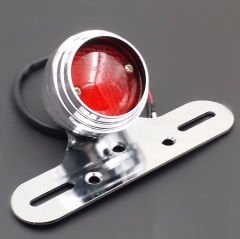 Chopper Cafe Racer Bobber Vintage Arka Stop Metal Krom