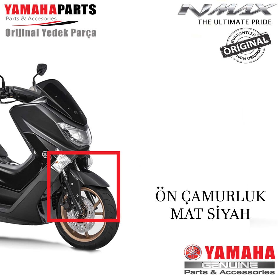 Nmax 125/155 2015-2024 Orijinal Ön Çamurluk Mat Siyah