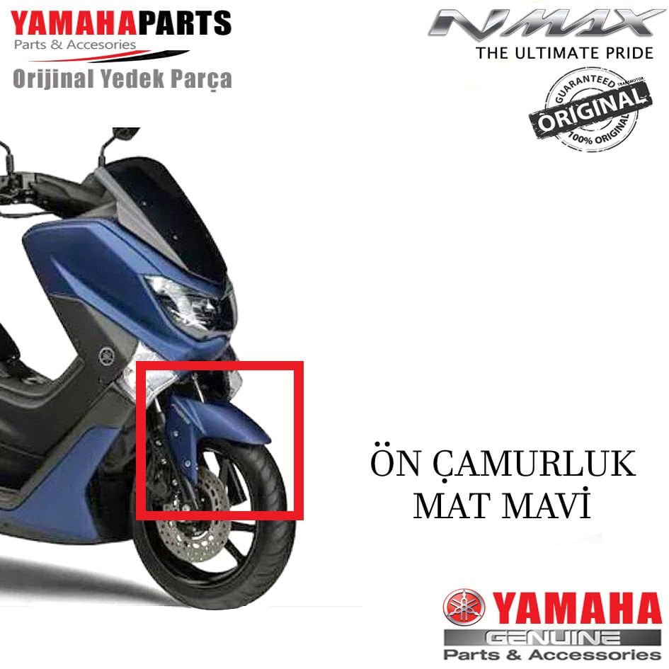 Nmax 125/155 2020-2024 Orijinal Ön Çamurluk Mat Mavi