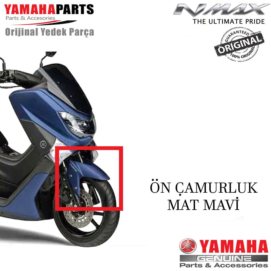 Nmax 125/155 2020-2024 Orijinal Ön Çamurluk Mat Mavi