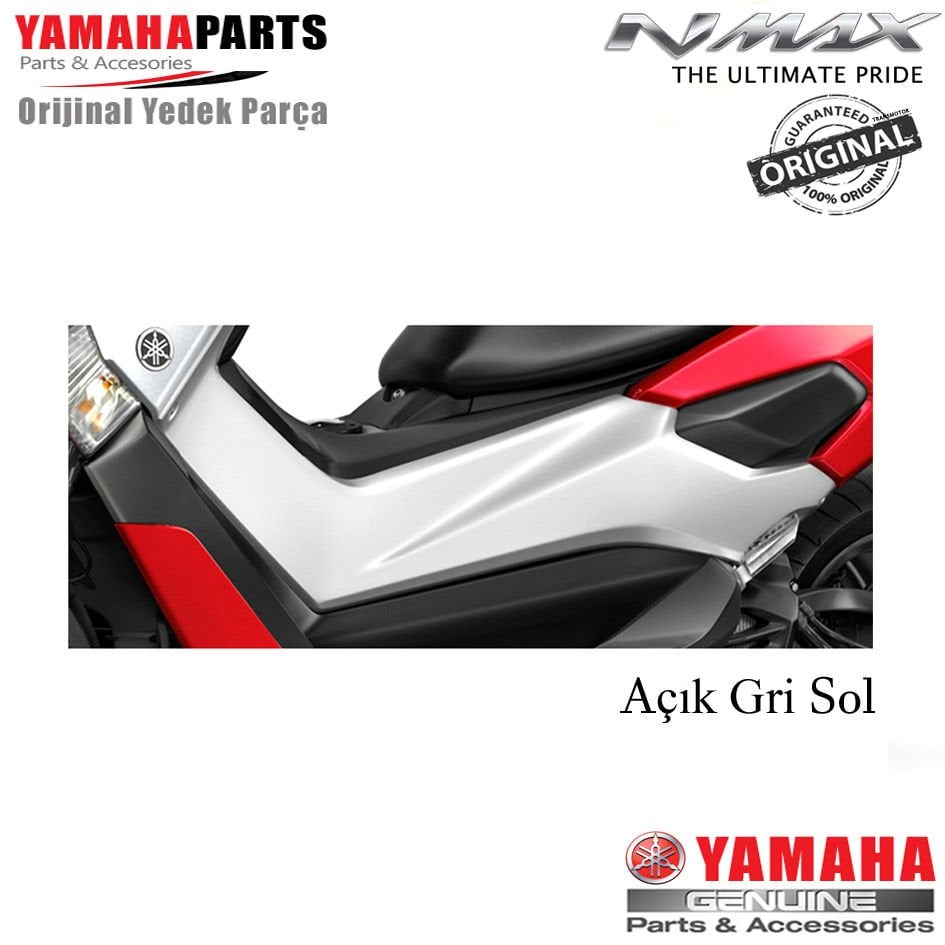 Nmax 125/155 2015-2020 Orijinal Depo Altı Sol Yan Kapak Açık Gri