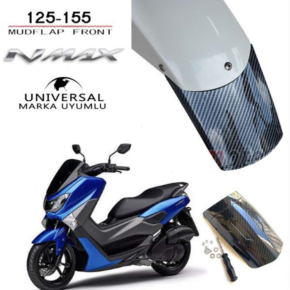 Yamaha Nmax 125/155 2015-2024 Ön Çamurluk Uzatma Karbon