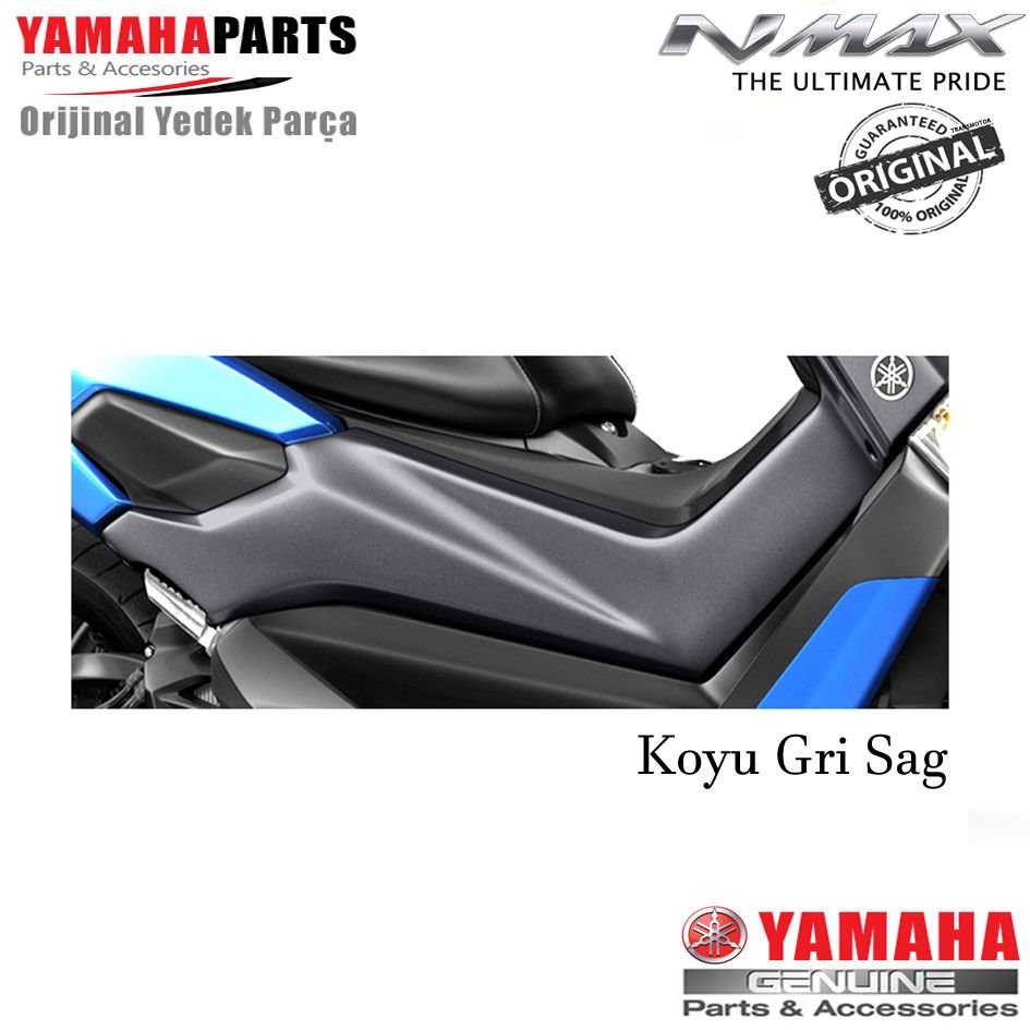 Nmax 125/155 2015-2020 Orijinal Depo Altı Sağ Yan Kapak Koyu Gri Füme