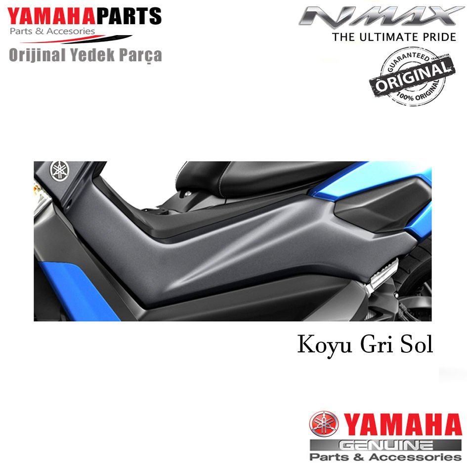 Nmax 125/155 2015-2020 Orijinal Depo Altı Sol Yan Kapak Koyu Gri Füme