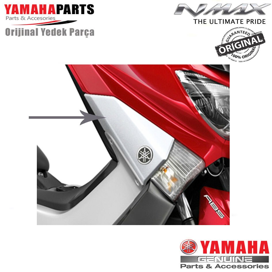 Nmax 125/155 2015-2020 Orijinal Sinyal Üstü Sağ Kapak Açık Gri