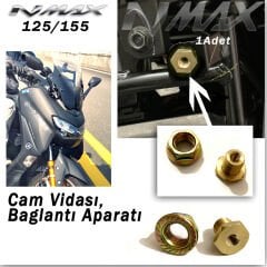 Yamaha Nmax 125/155 2015-2024 Cam Bağlantı Somun Seti