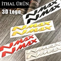 Yamaha Nmax 125/155 2015-2024 Nmax Yazı Sticker 3D Logo Seti