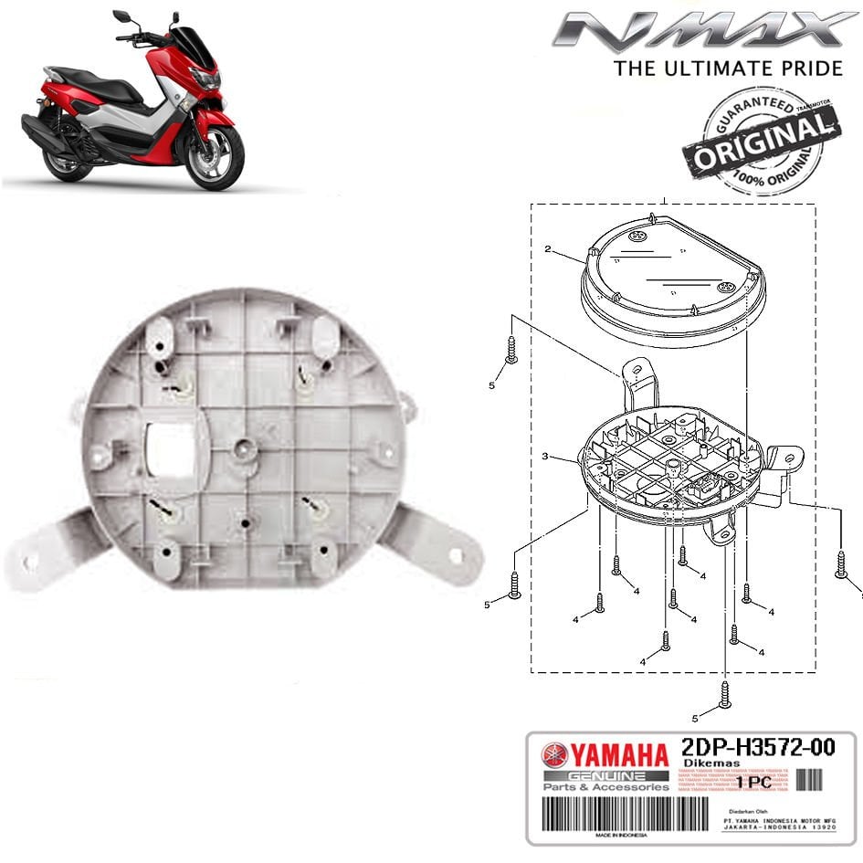 Nmax 125/155 2015-2020 Orijinal Kilometre Saat Alt Kapak