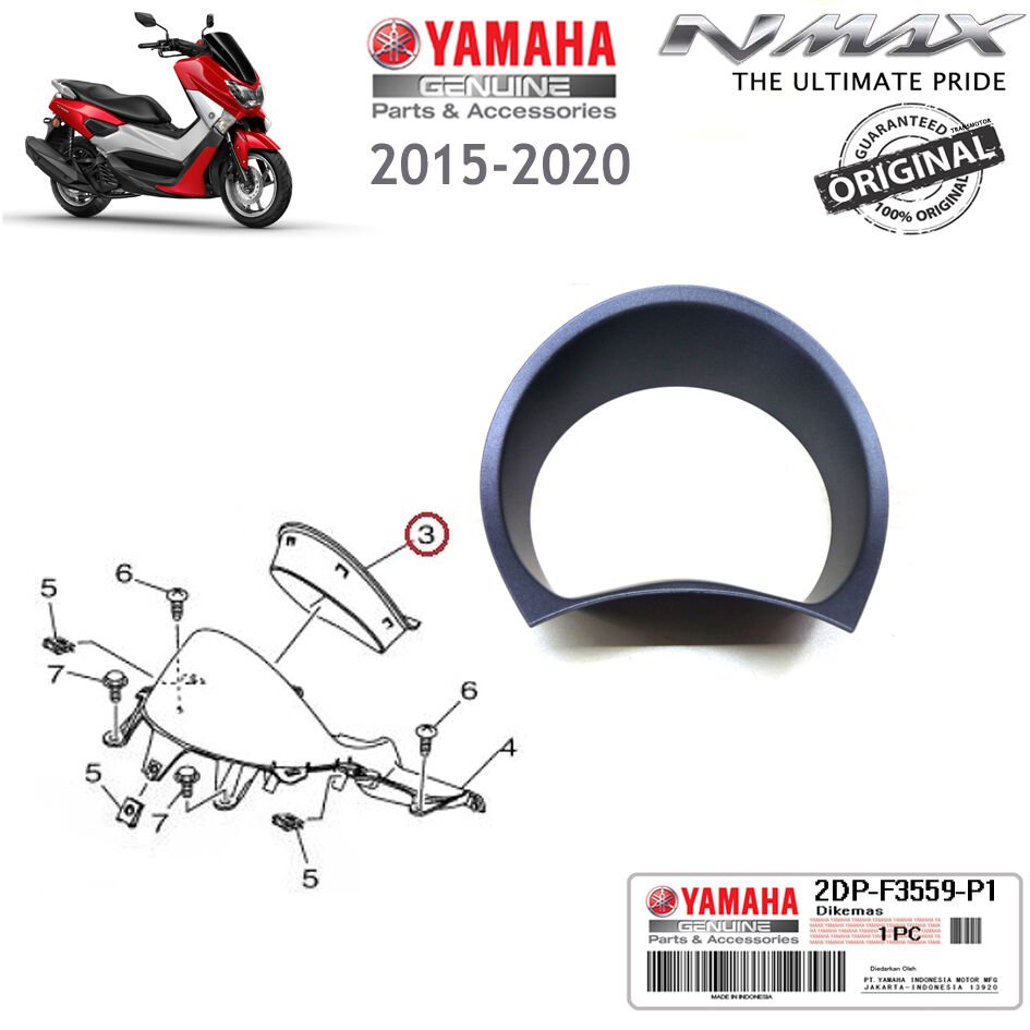Nmax 125/155 2015-2020 Orijinal Kilometre Saat Üst Kapak