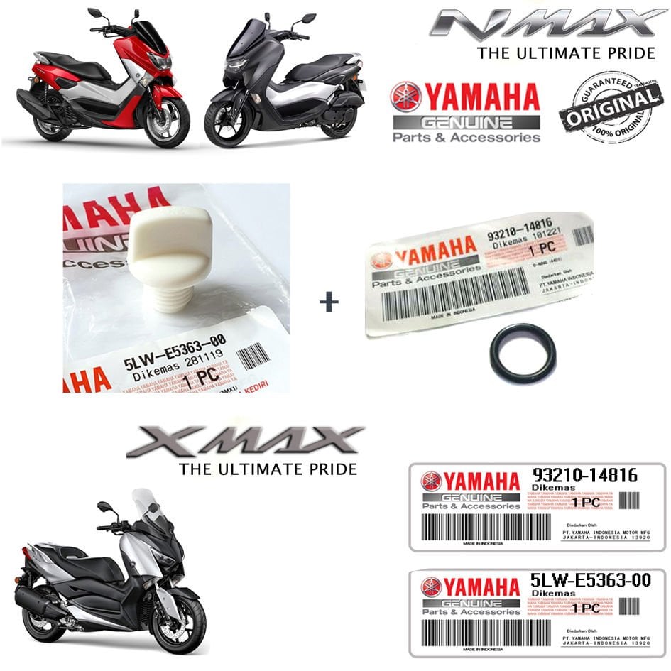 Nmax 125/155 2015-2025 Xmax 250/300 2018-2025 Orijinal Şanzıman Yağ Dolum Tapa ve Contası