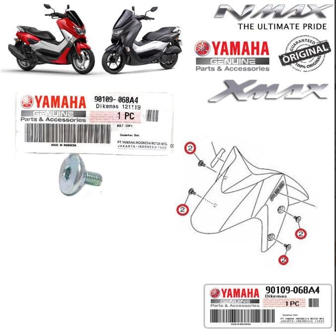 Nmax 125/155 2015-2023 Orijinal Çamurluk Vidası