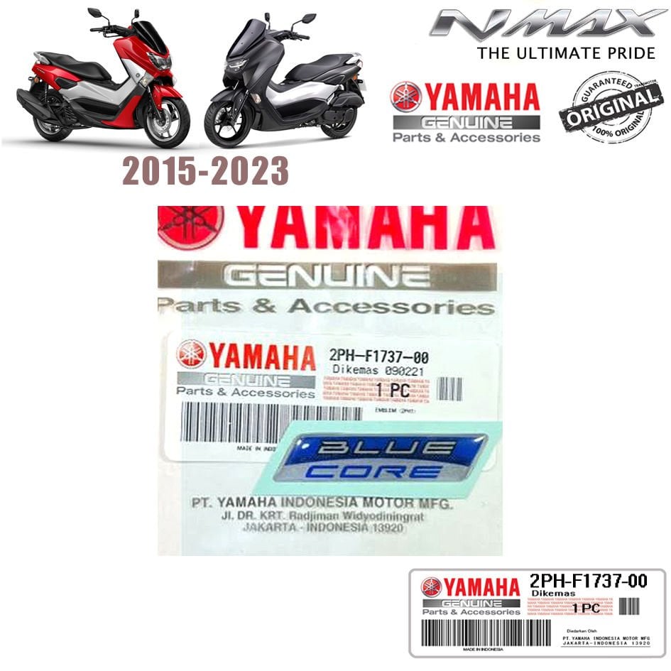 Nmax Xmax 2015-2024 Orijinal Yamaha Bluecore Logo Amblem