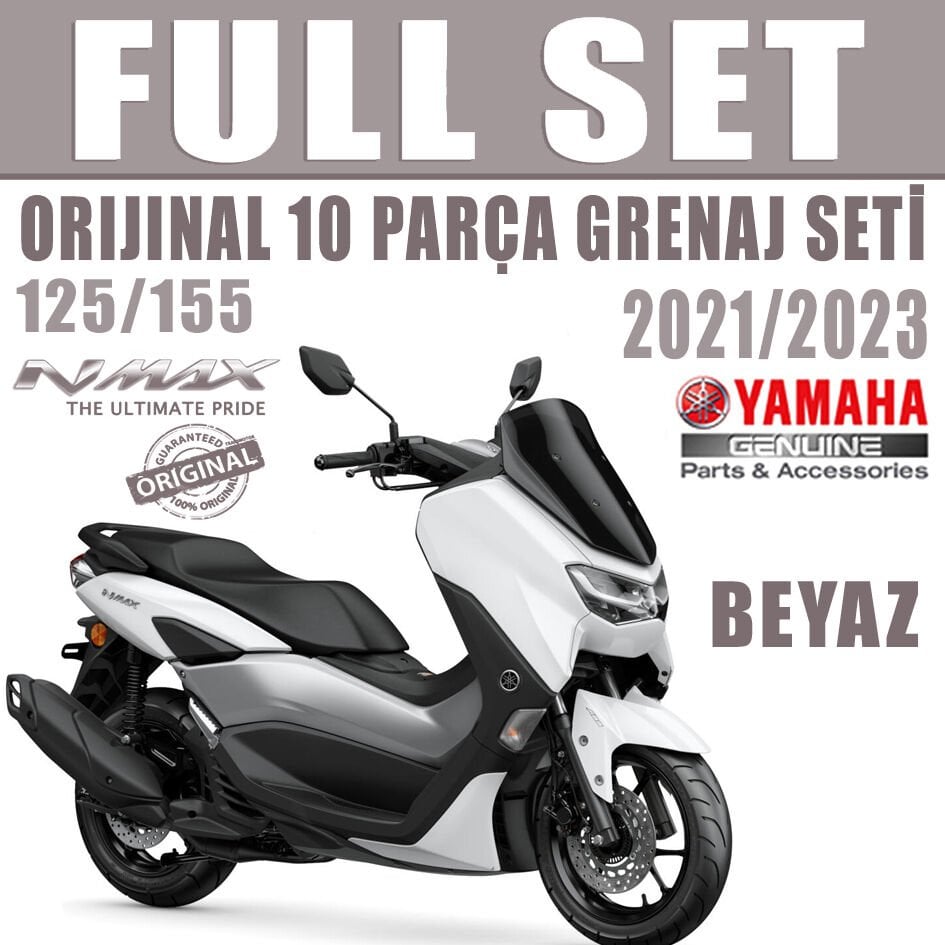 Nmax 125/155 2021-2024 Orijinal Grenaj Seti Beyaz 10 Parça