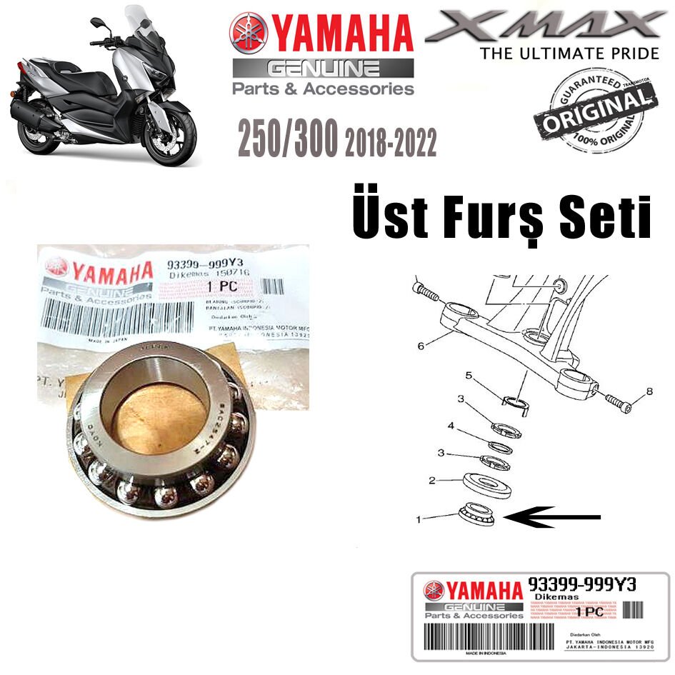 Xmax 250/300 2018-2024 Orijinal Üst Furş Seti