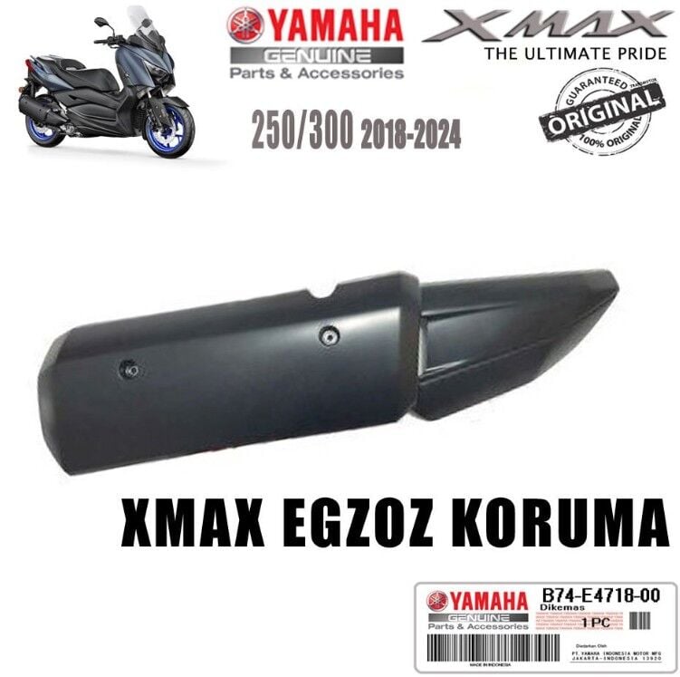 Yamaha XMAX 250/300 2018-2024 Orijinal Egzoz Koruma Kapağı