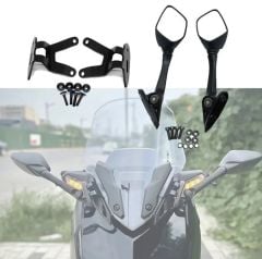 Xmax Techmax 250/300 2023-2024 Katlanır Ayna Bar Seti Ayna Kapatma Vidası Hediyeli