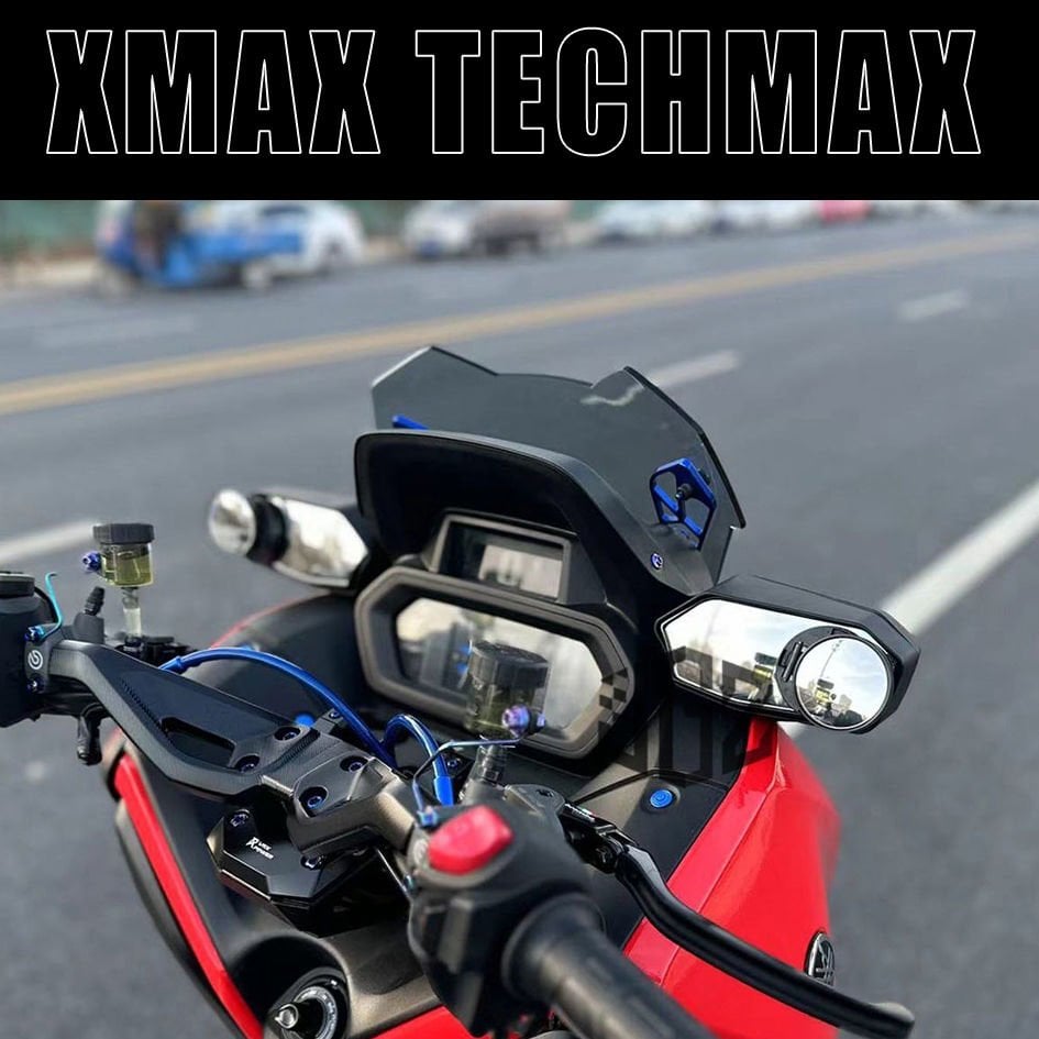 Yamaha Xmax Techmax 250/300 2023-2024-2025 Kör Nokta Dışbükey Ayna Seti