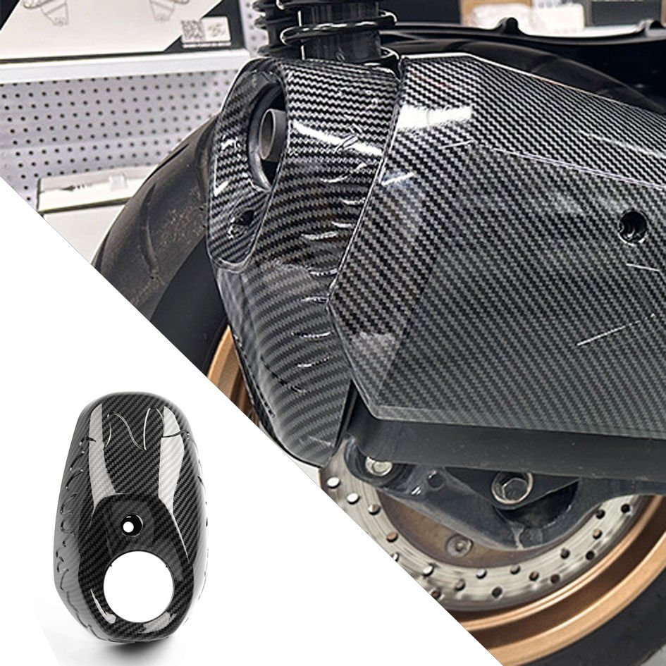 Yamaha Xmax 250/300 2018-2025 Egzoz Ucu Koruma Karbon Kapak