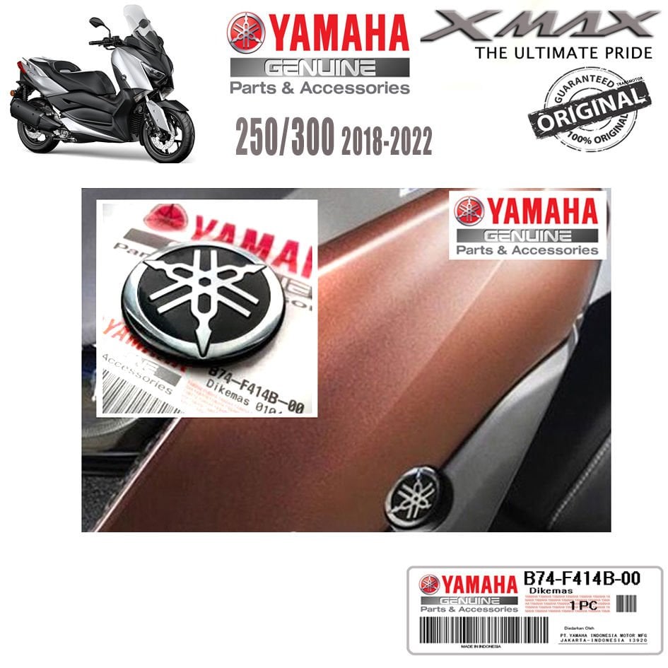 Orijinal Xmax Ironmax Techmax 125/250/300 2023-2025 Yamaha Grenaj Amblem Logo