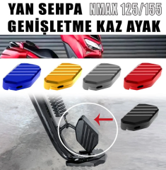 Nmax 125/155 2015-2026 Yan Sehpa Açma, Ayak Genişletme Cnc Kaz Ayak