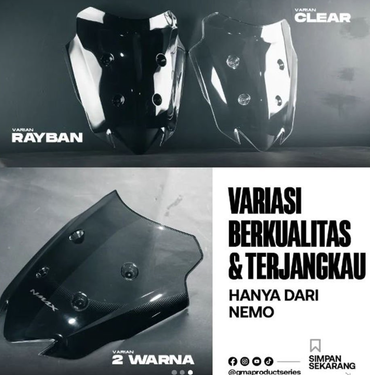 Nmax 125/155 2021-2024 Spor Cam Patriot