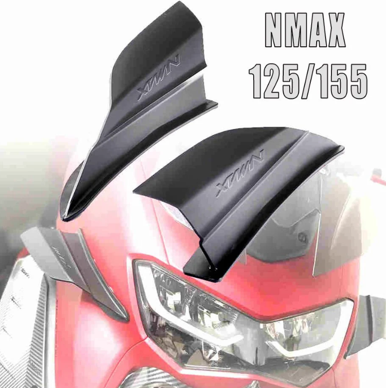 Nmax 125/155 2021-2024 Kanat Spoyler Aksesuar Kanat Seti Mat Siyah