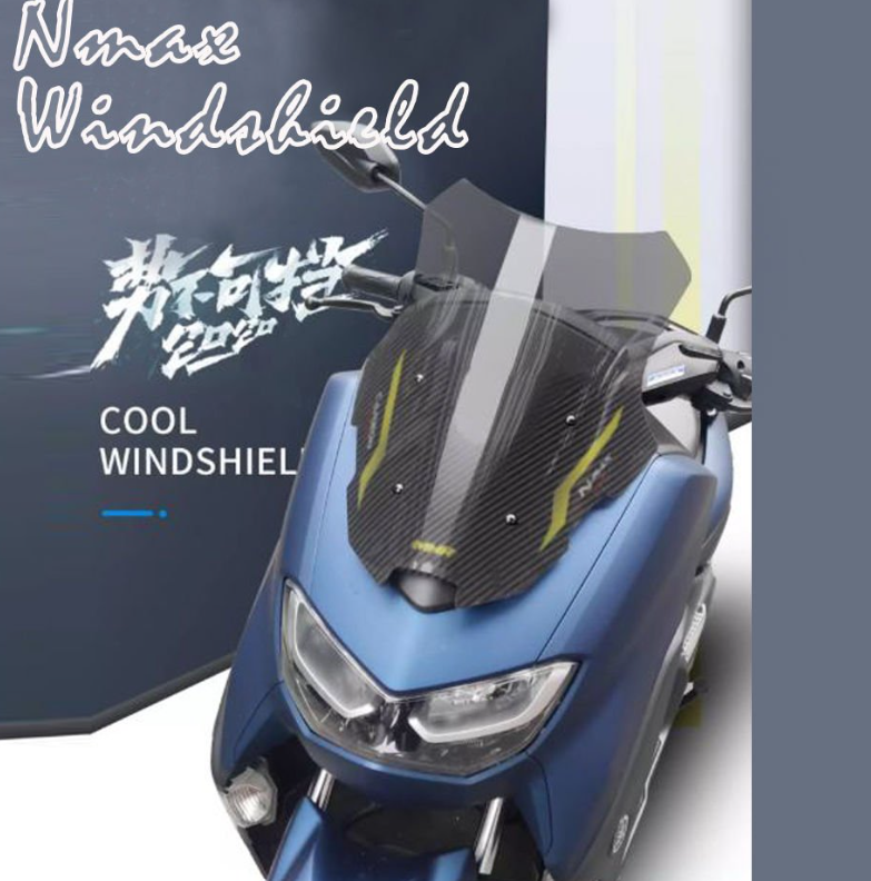 Nmax 125/155 2021-2025 Karbon Detay Spor Cam Açık Füme