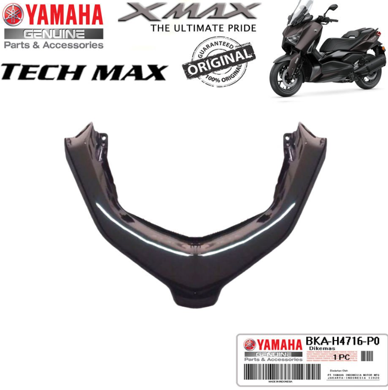 Orijinal XMAX TECHMAX 2023-2024 Stop Üst Kapak Parlak Siyah