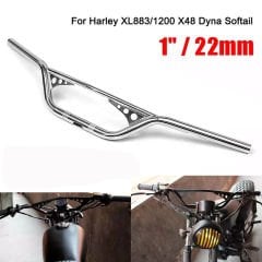 Chopper Cafe Racer Gidon/Direksiyon 22mm Siyah Renk