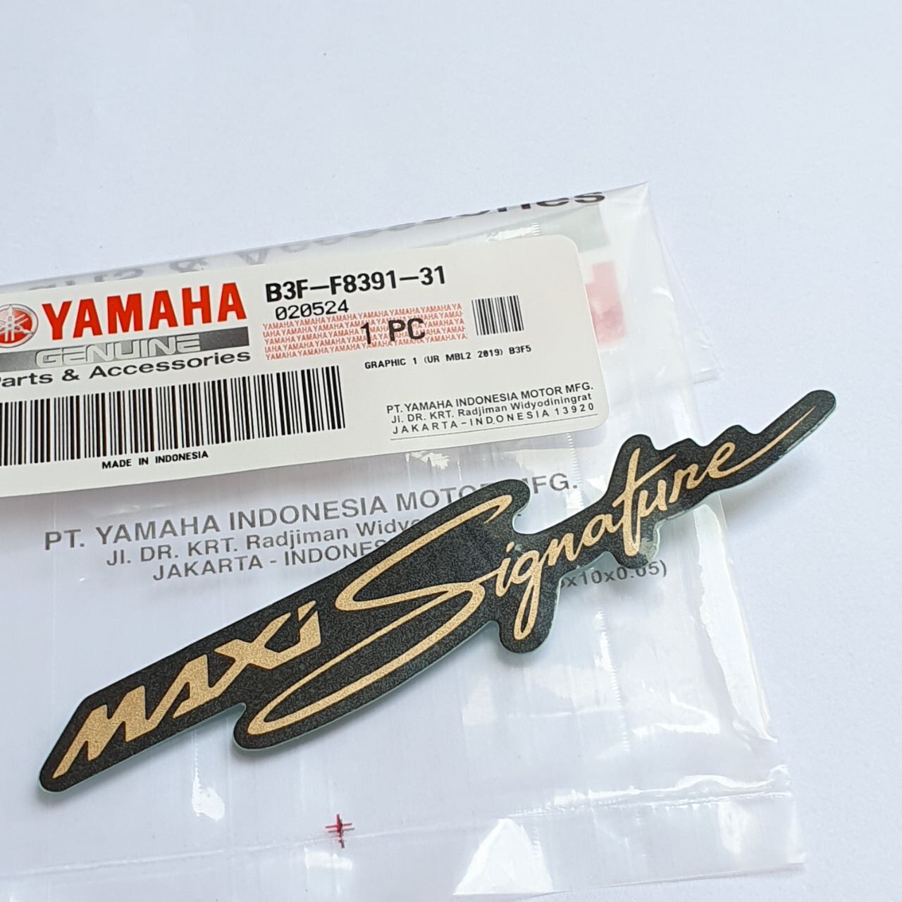 Orijinal Nmax Xmax Tüm Yıllar Maxi Signature Logo Amblem Yazı