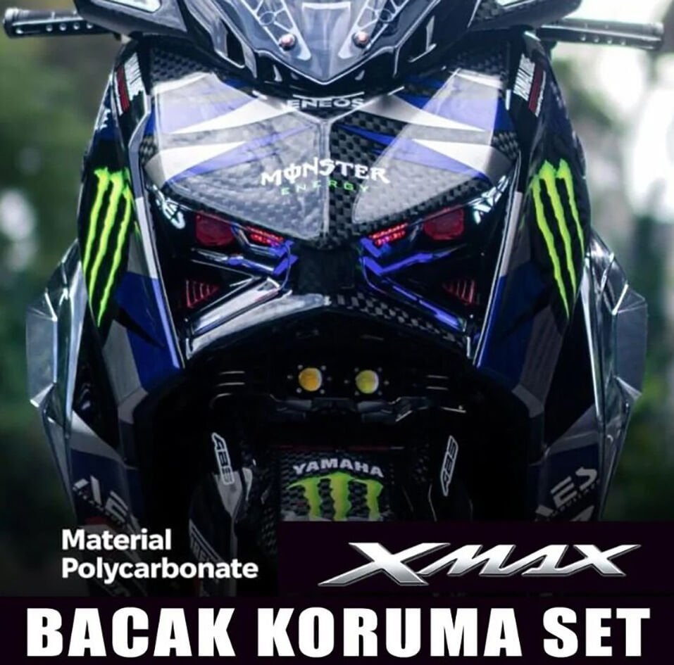 Yamaha Xmax Techmax 2023-2025 Bacak Rüzgar Koruma Seti