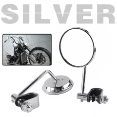 Chopper Cafe Racer Direksiyon Ayna Seti Krom