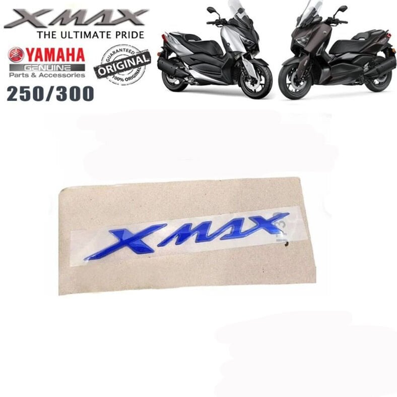 Orijinal XMAX 125/250/300/400 2018-2025 Amblem Logo Mavi