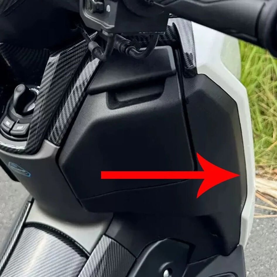 Nmax Techmax 125/155 2025-2026 Sinyal Üst Yan Aksesuar Karbon Kapak Seti