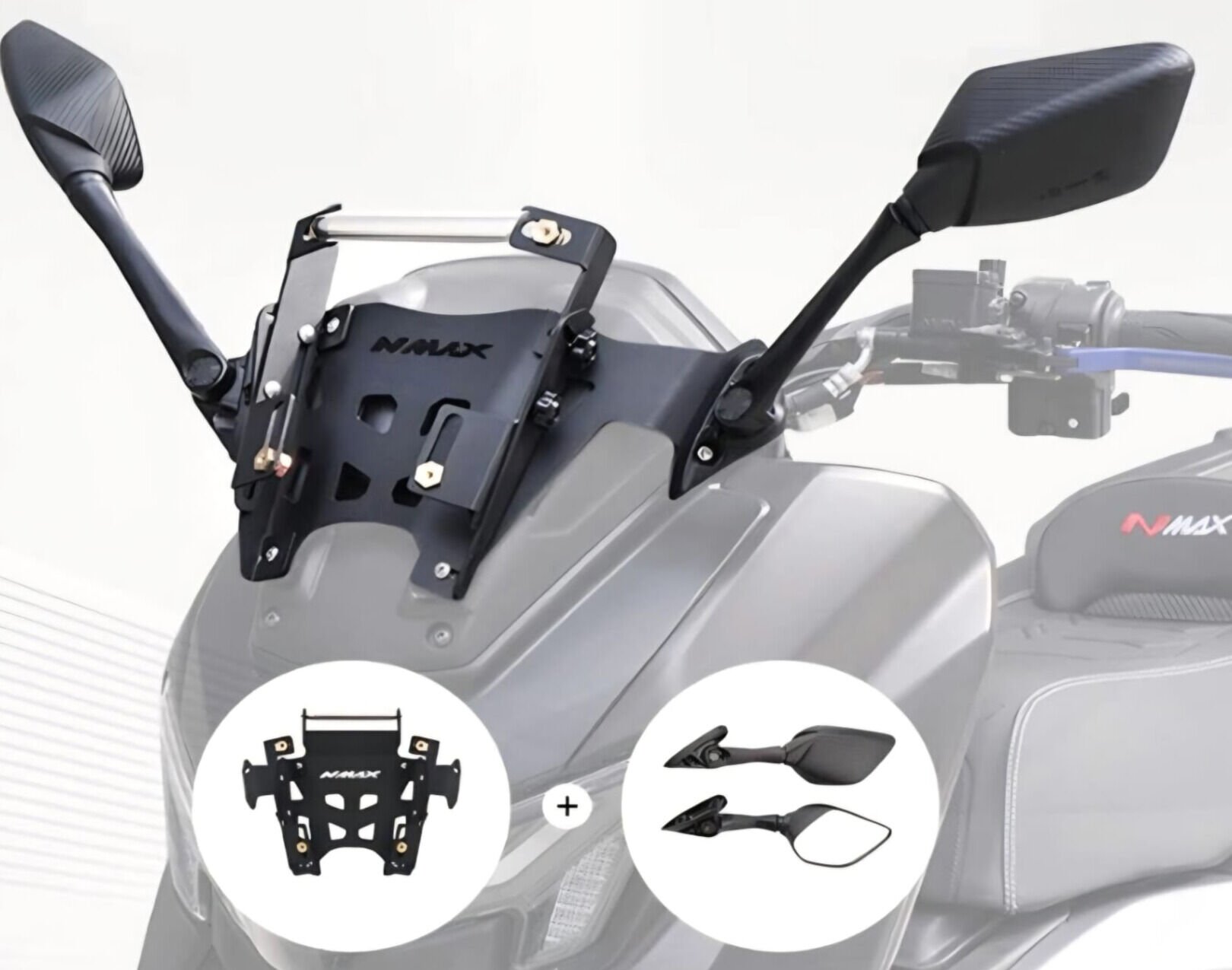 Nmax Techmax 125/155 2025-2026 Ayna Bar Seti