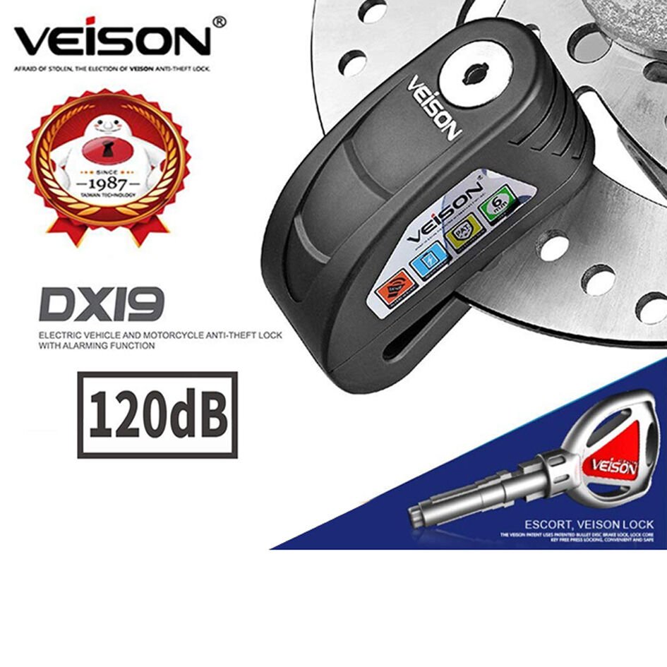 Veison Marka Yüksek Kaliteli 120 Dcb Alarmlı Disk Kilit
