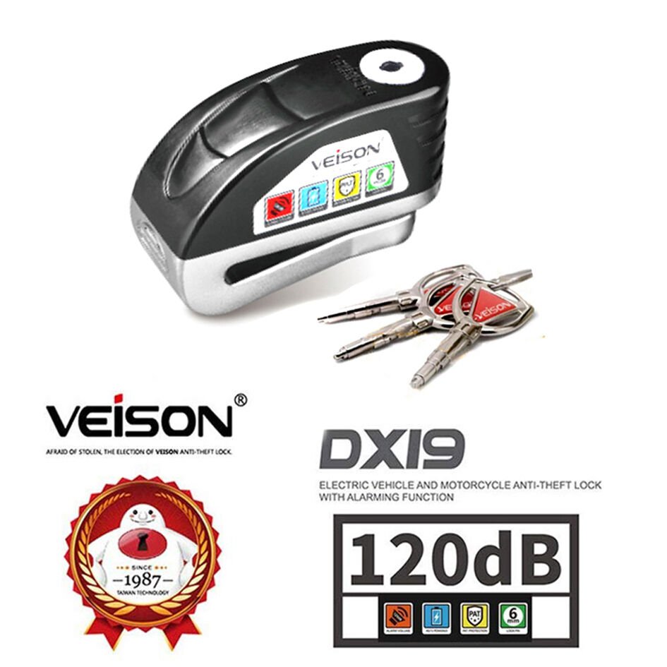 Veison Marka Yüksek Kaliteli 120 Dcb Alarmlı Disk Kilit
