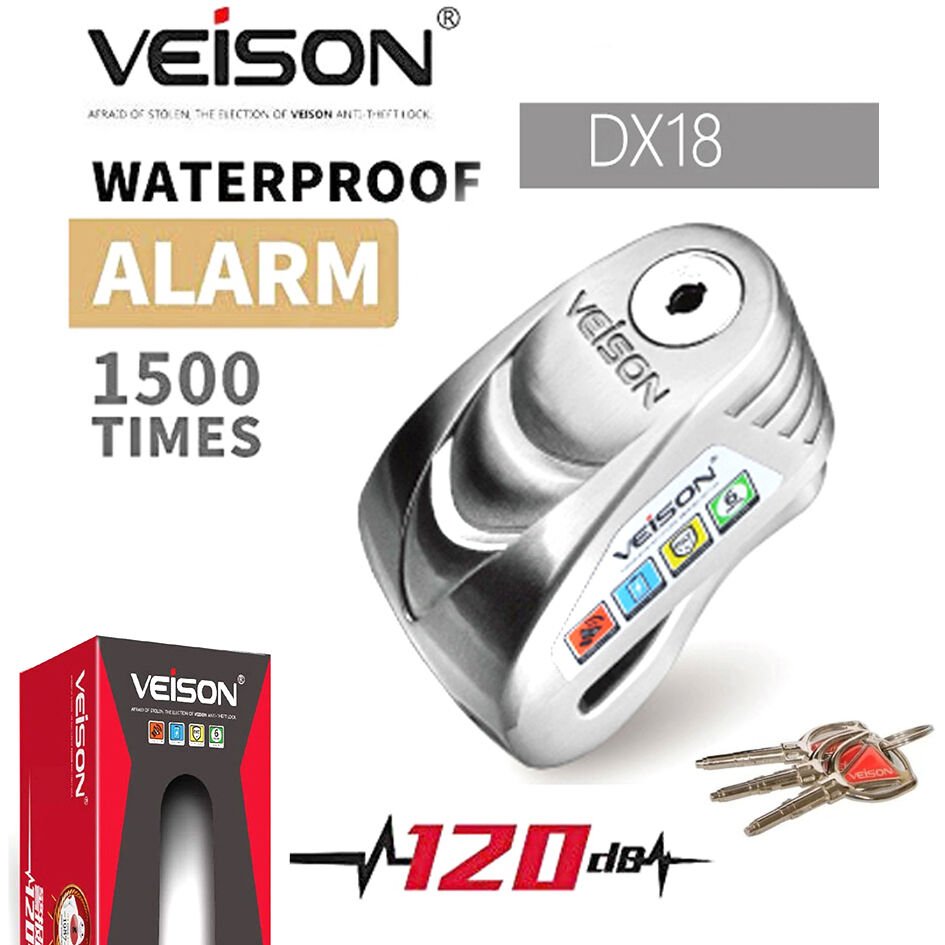 Veison Marka Yüksek Kaliteli 120 Dcb Alarmlı Disk Kilit