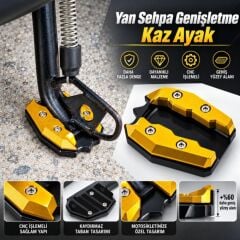 Xmax Ironmax Techmax 125/250/300/400 2018-2026 Yan Sehpa Genişletme Kaz Ayak
